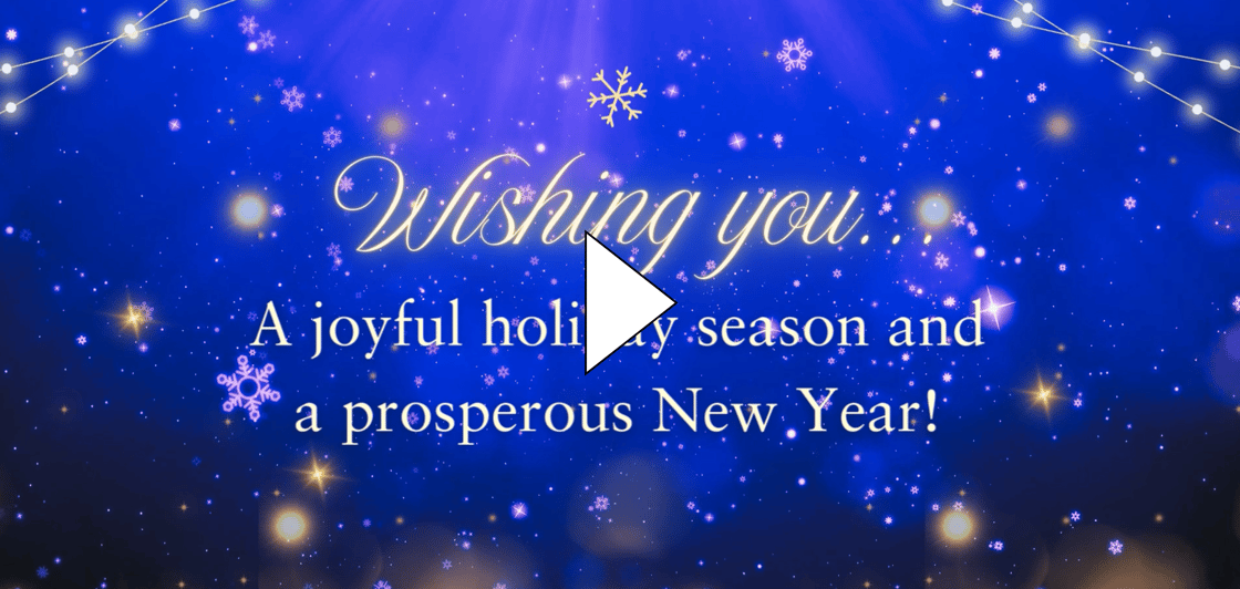 Holiday Card Image with play button